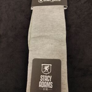 MEN'S STACY ADAMS POLY COTTON RIB DRESS SOCK 8-13